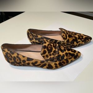27 Edit leopard print loafers size 7